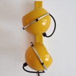 vintage retro wandlamp bollamp geel Gepo
