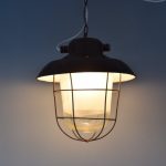 Industrial vintage lamp 1950s kooilamp