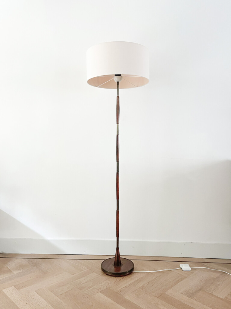 Vintage Deens design vloerlamp lamp floorlamp Danish