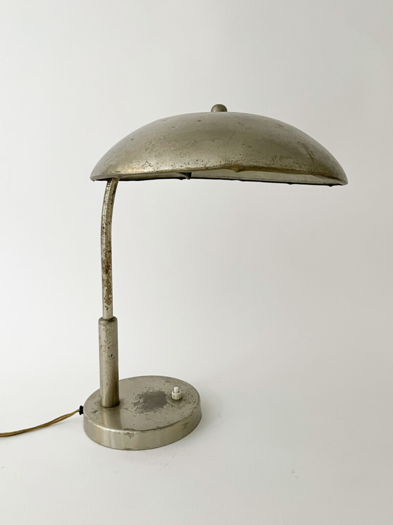 Vintage industriële Bauhaus bureaulamp origineel staat